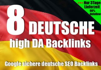 8 deutsche Backlinks